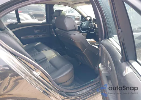 2005 BMW 745I I z USA, uszkodzony, nr VIN WBAGL63545DP75723